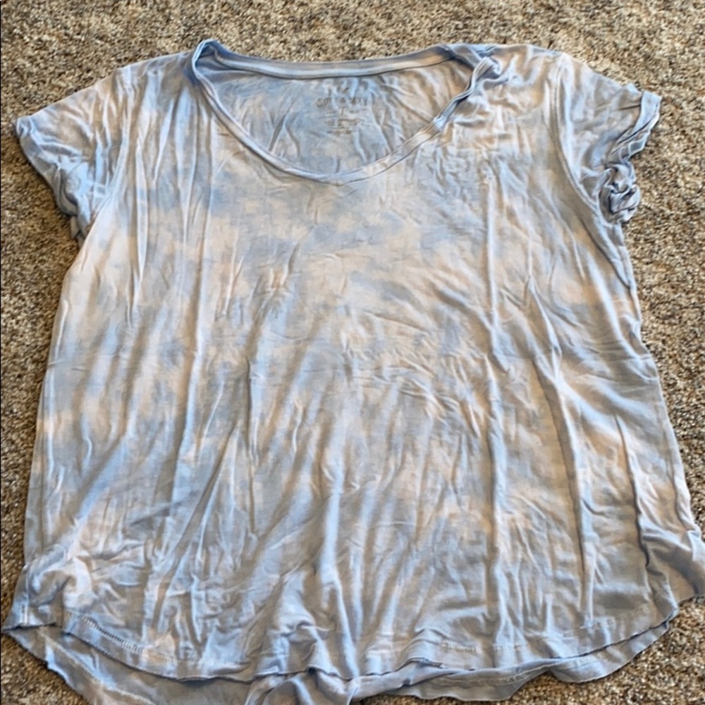 American Eagle Blue tie dye tshirt